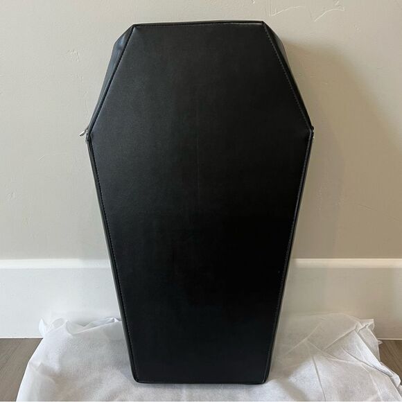 Widow x Dolls Kill whatnot Exclusive Black white Coffin skull Bag/backpack - Picture 4 of 10